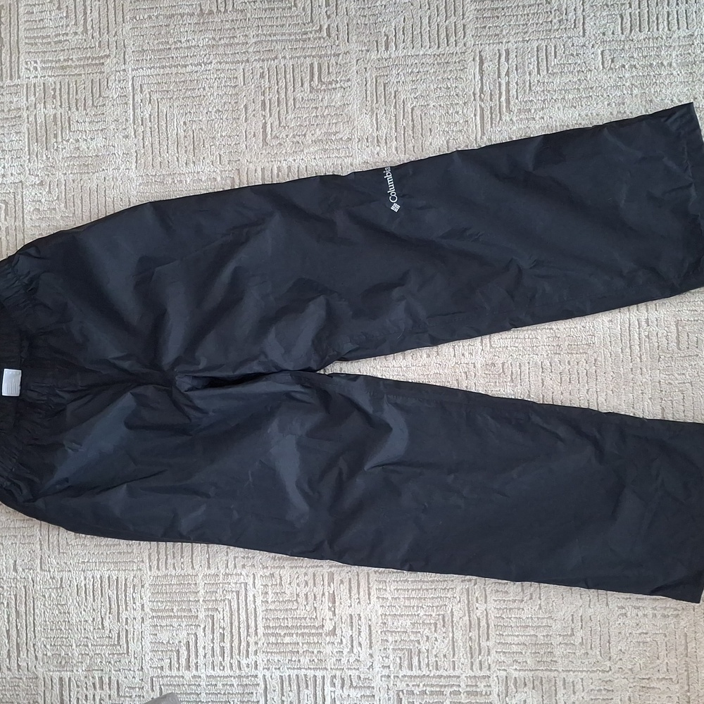 Columbia Black Rain Pants